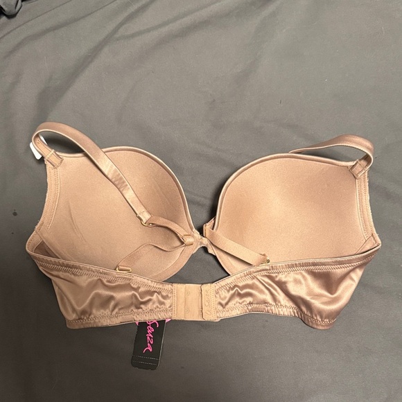 La SENZA Satin Pink/Tan Push-up Bra - Picture 2 of 2